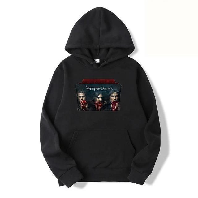 The Vampire Diaries Harajuku Printed Hoodies Cool Logo Casual Pullover Streetwear Fashion Long Sleeve Sweatshirt - Yara fashion  61488611 The Vampire Diaries Harajuku Printed Hoodies Cool Logo Casual Pullover Streetwear Fashion Long Sleeve Sweatshirt 