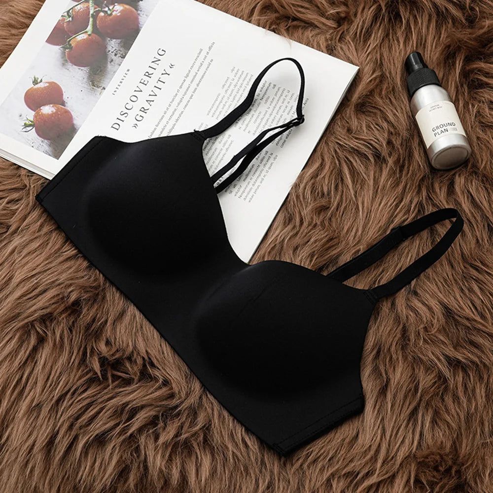 Thin Seamless Women's Bra Push up Underwear Tube Top Bras Lingerie Beauty Back Support Non-Wire Solid Comfort Bra Elastic Female - Yara fashion  8644654 Thin Seamless Women's Bra Push up Underwear Tube Top Bras Lingerie Beauty Back Support Non-Wire Solid Comfort Bra Elastic Female 