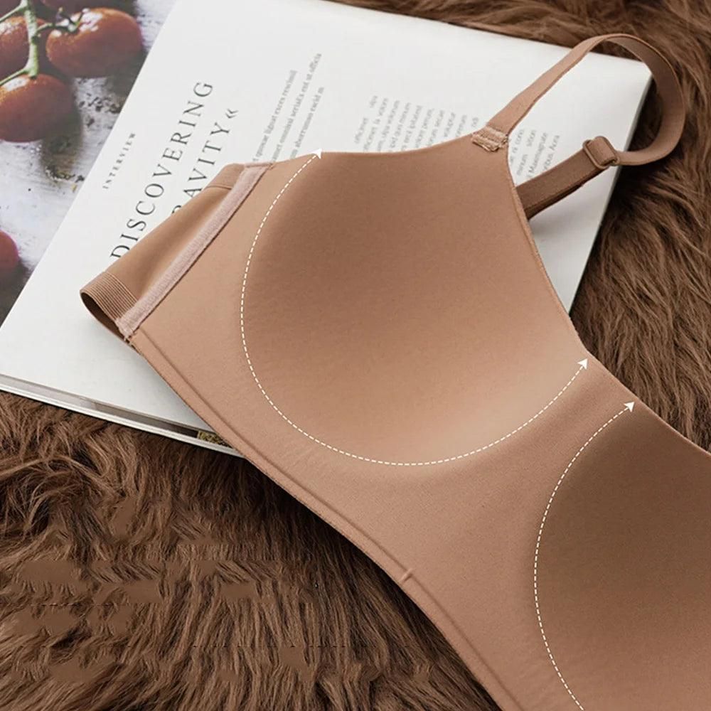 Thin Seamless Women's Bra Push up Underwear Tube Top Bras Lingerie Beauty Back Support Non-Wire Solid Comfort Bra Elastic Female - Yara fashion  34166182 Thin Seamless Women's Bra Push up Underwear Tube Top Bras Lingerie Beauty Back Support Non-Wire Solid Comfort Bra Elastic Female 