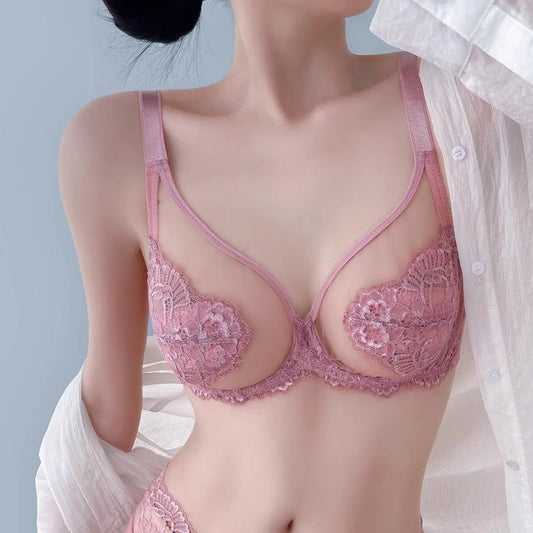 Thin Suit Push Up Full Cup Breast Holding Anti-sagging Ultra-thin Bra - Yara fashion  208231 Thin Suit Push Up Full Cup Breast Holding Anti-sagging Ultra-thin Bra 