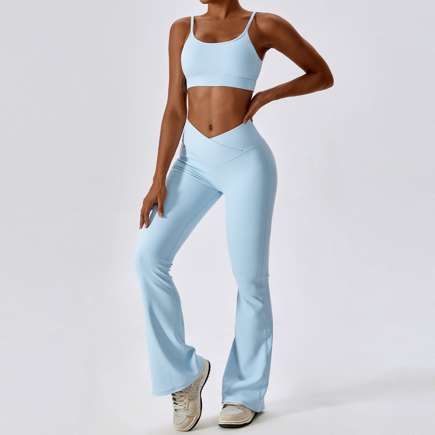 Thread Abdominal Shaping High Waist Beauty Back Yoga Suit Quick Drying Push up Hip Raise Skinny Workout Exercise Outfit - Yara fashion  79388574 Thread Abdominal Shaping High Waist Beauty Back Yoga Suit Quick Drying Push up Hip Raise Skinny Workout Exercise Outfit 