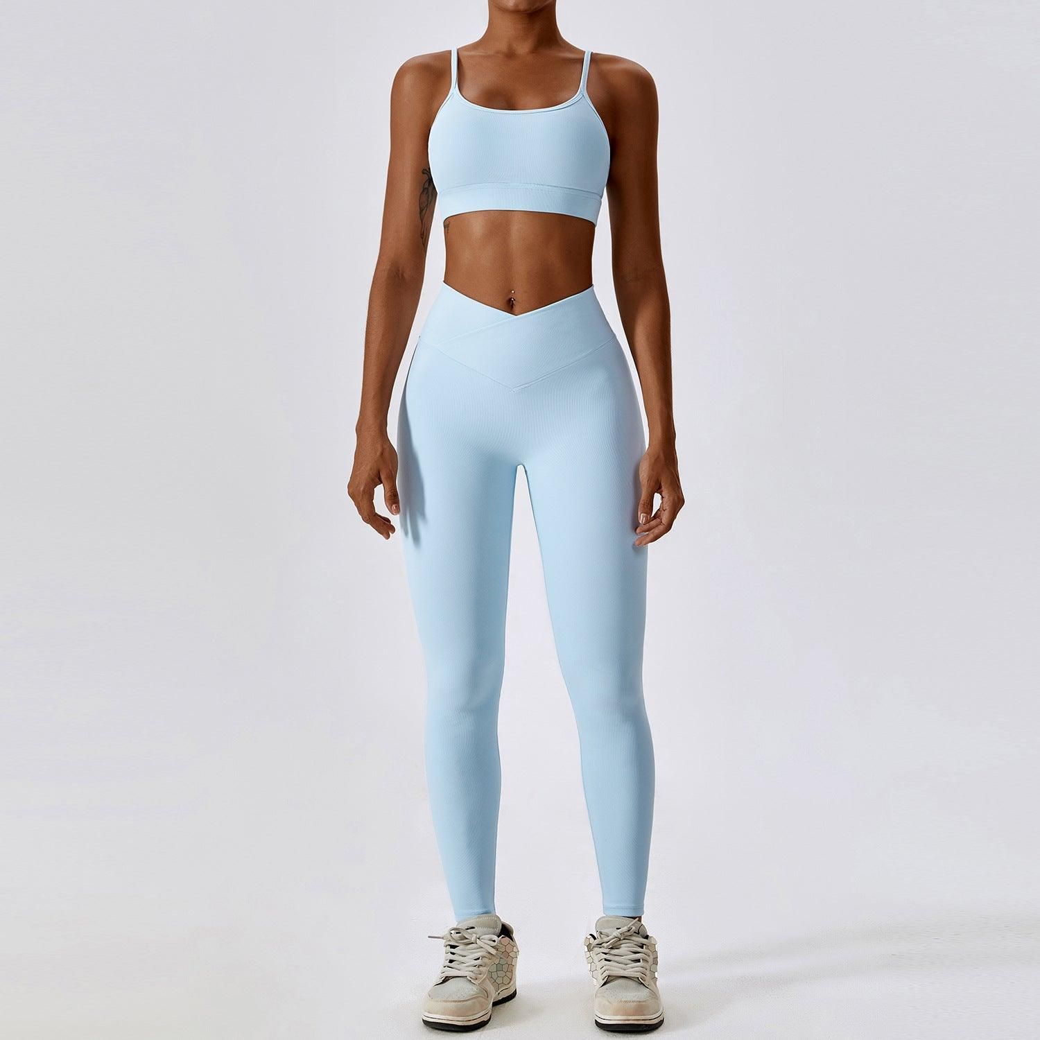 Thread Abdominal Shaping High Waist Beauty Back Yoga Suit Quick Drying Push up Hip Raise Skinny Workout Exercise Outfit - Yara fashion  72707873 Thread Abdominal Shaping High Waist Beauty Back Yoga Suit Quick Drying Push up Hip Raise Skinny Workout Exercise Outfit 