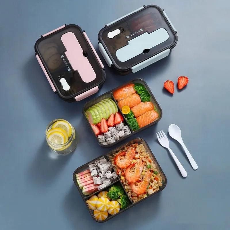 Transparent Lunch Box For Kids Food Storage Container With Lids Leak-Proof Microwave Food Warmer snacks bento box japanese style - Yara fashion  4218855 Transparent Lunch Box For Kids Food Storage Container With Lids Leak-Proof Microwave Food Warmer snacks bento box japanese style 