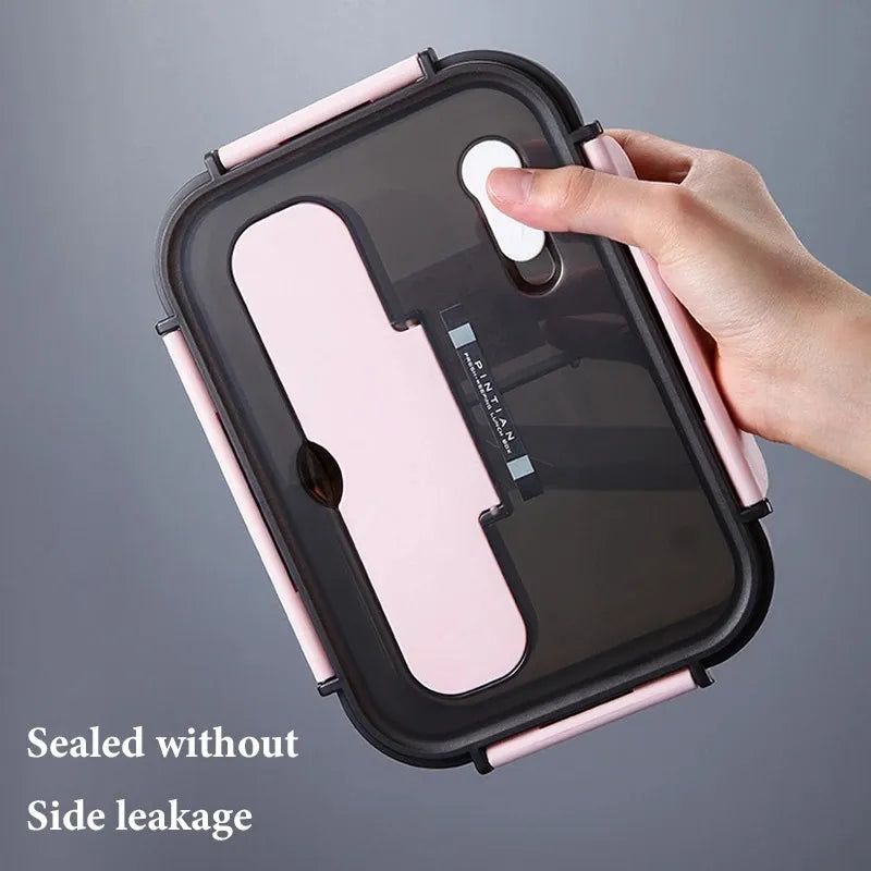 Transparent Lunch Box For Kids Food Storage Container With Lids Leak-Proof Microwave Food Warmer snacks bento box japanese style - Yara fashion  33341017 Transparent Lunch Box For Kids Food Storage Container With Lids Leak-Proof Microwave Food Warmer snacks bento box japanese style 