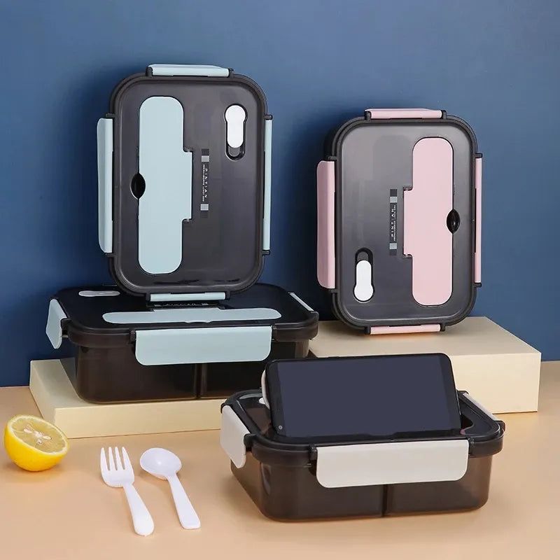 Transparent Lunch Box For Kids Food Storage Container With Lids Leak-Proof Microwave Food Warmer snacks bento box japanese style - Yara fashion  48814634 Transparent Lunch Box For Kids Food Storage Container With Lids Leak-Proof Microwave Food Warmer snacks bento box japanese style 