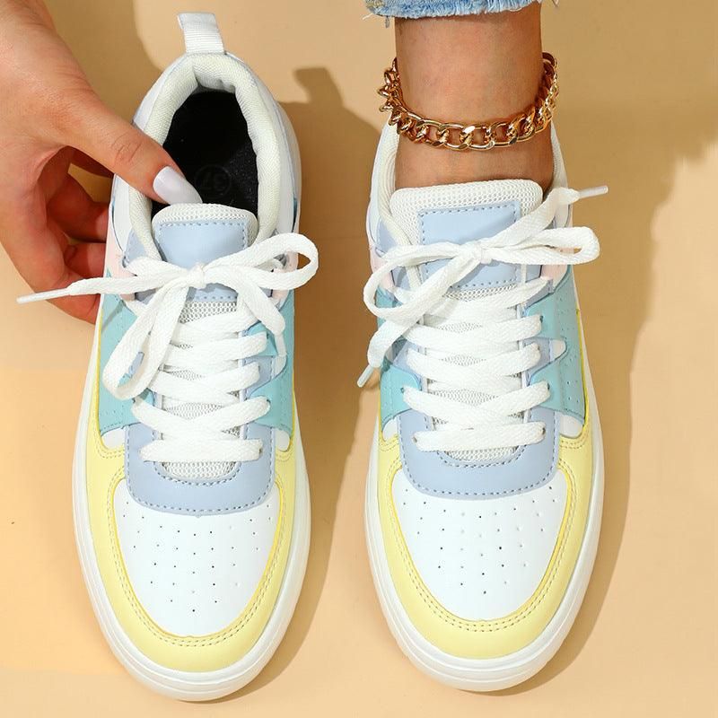 Trendy Fashion Couple Platform Sneakers Soft Bottom Comfortable Sports Shoes - Yara fashion  63735121 Trendy Fashion Couple Platform Sneakers Soft Bottom Comfortable Sports Shoes 