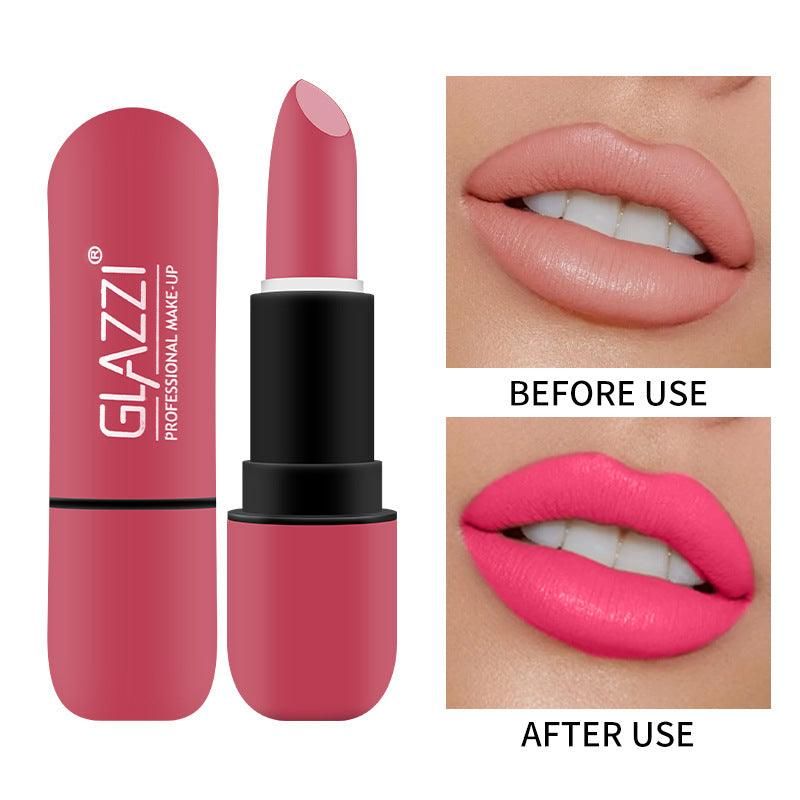 Velvet Air New Capsule Not Easy to Fall Out Lipstick Portable Matte Matte Flame Lipstick - Yara fashion  11947275 Velvet Air New Capsule Not Easy to Fall Out Lipstick Portable Matte Matte Flame Lipstick 