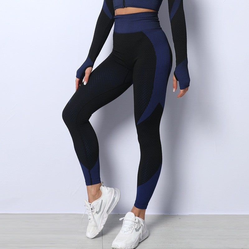 Wear Quick Drying Seamless High Waist Yoga Pants Women Tight Belly Trimming Peach Hip Exercise Workout Pants - Yara fashion  15823635 Wear Quick Drying Seamless High Waist Yoga Pants Women Tight Belly Trimming Peach Hip Exercise Workout Pants 