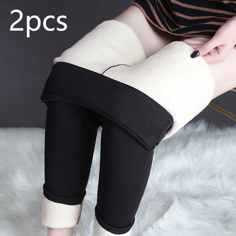 Winter Leggings Warm Thick High Stretch Lamb Cashmere Leggins Skinny Fitness Woman Pants - Yara fashion  21111514 Winter Leggings Warm Thick High Stretch Lamb Cashmere Leggins Skinny Fitness Woman Pants 