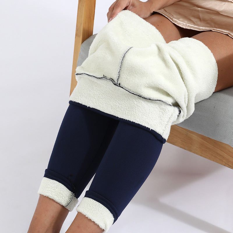 Winter Leggings Warm Thick High Stretch Lamb Cashmere Leggins Skinny Fitness Woman Pants - Yara fashion  3136787 Winter Leggings Warm Thick High Stretch Lamb Cashmere Leggins Skinny Fitness Woman Pants 