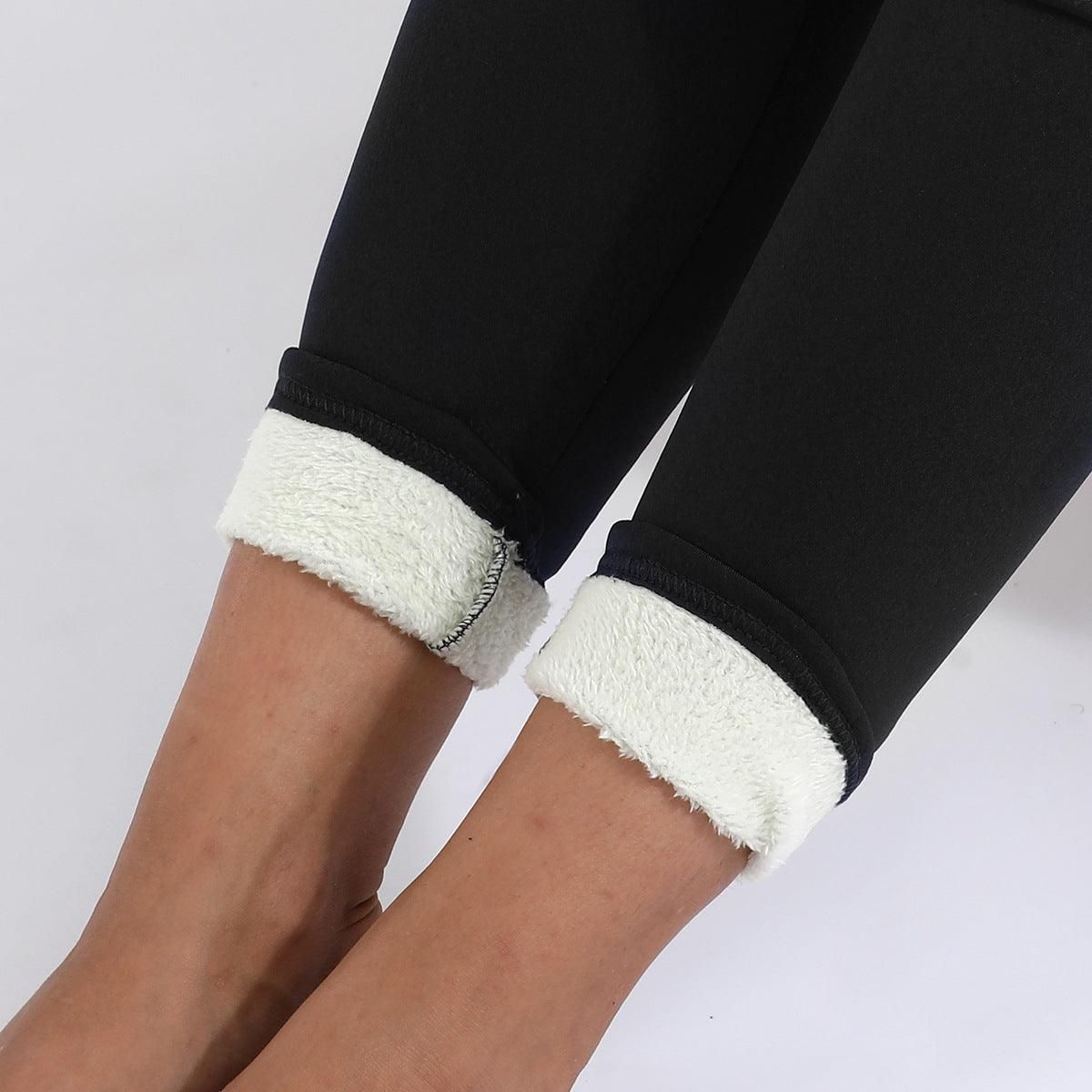 Winter Leggings Warm Thick High Stretch Lamb Cashmere Leggins Skinny Fitness Woman Pants - Yara fashion  931158 Winter Leggings Warm Thick High Stretch Lamb Cashmere Leggins Skinny Fitness Woman Pants 