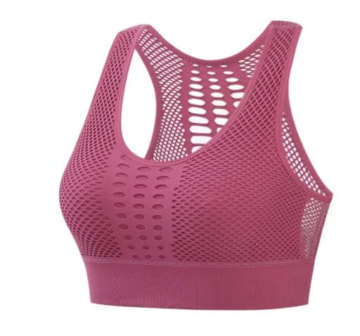 Women Breathable Active Bra Sports Bra Sexy Mesh Sports Top Push Up Gym Fitness Underwear Female Seamless Running Yoga Bra - Yara fashion  3240707 Women Breathable Active Bra Sports Bra Sexy Mesh Sports Top Push Up Gym Fitness Underwear Female Seamless Running Yoga Bra 