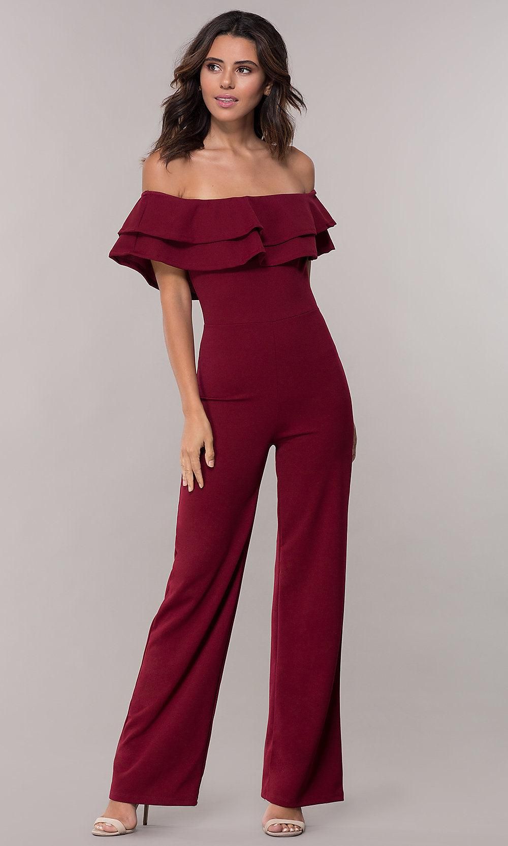 Women Clothing Sexy Ruffles Jumpsuit - Yara fashion  32413169 Women Clothing Sexy Ruffles Jumpsuit 