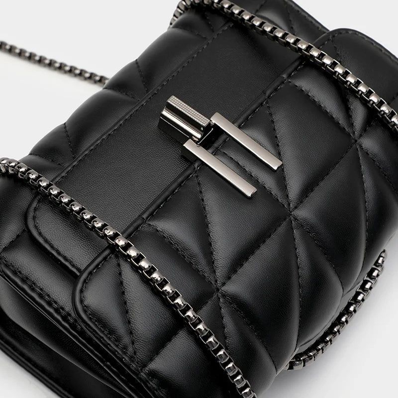 Women Luxury Designer genuine Bags Leather Chain Women Handbags Shoulder Female bag New Casual Fashion Ladies Messenger Bags - Yara fashion  12091542 Women Luxury Designer genuine Bags Leather Chain Women Handbags Shoulder Female bag New Casual Fashion Ladies Messenger Bags 