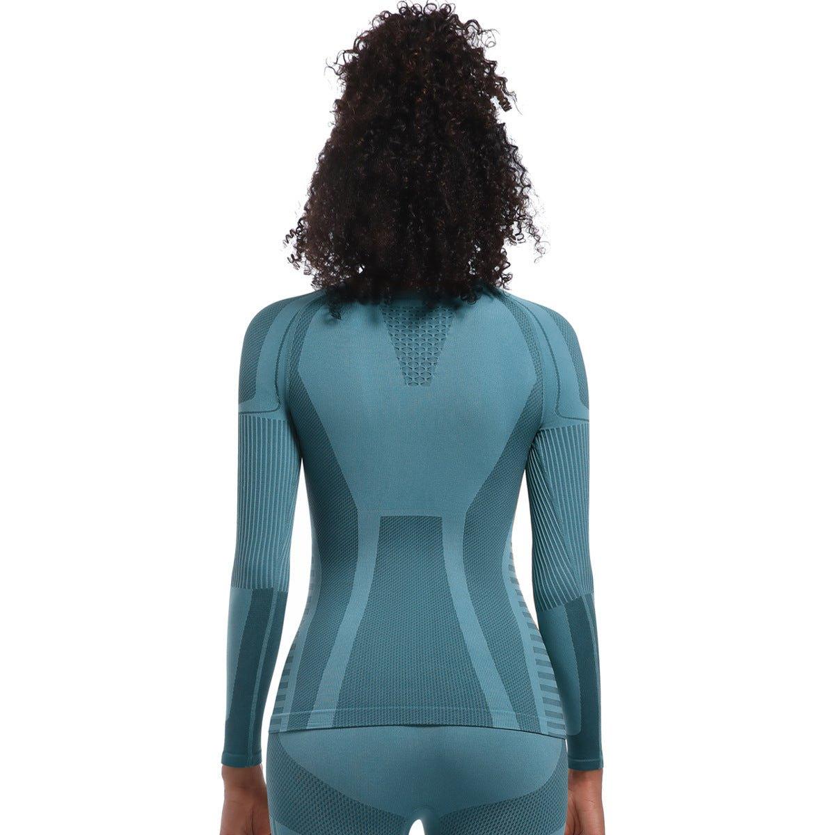 Yoga Clothes Corset Outdoor Cycling Clothing Ski Warm Keeping Sports Underwear Running Compressing Cloth Women - Yara fashion Yara fashion 48.99