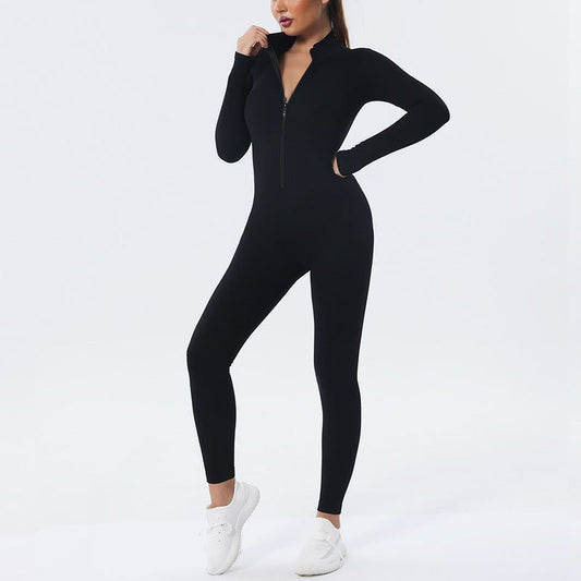 Quick Drying One Piece Seamless Yoga Clothes Sports Suit Women Tight Dance Fitness Yoga Bodysuit Yoga Pants - Yara fashion  39608584 Quick Drying One Piece Seamless Yoga Clothes Sports Suit Women Tight Dance Fitness Yoga Bodysuit Yoga Pants 