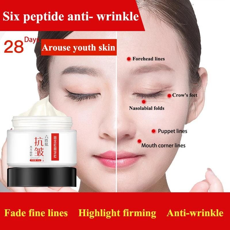 Six peptide anti wrinkle Face Cream Beauty  Anti wrinkle  Whitening cream Skin Spot   lightening cream OEM Cosmetics - Yara fashion  34318613 Six peptide anti wrinkle Face Cream Beauty  Anti wrinkle  Whitening cream Skin Spot   lightening cream OEM Cosmetics 