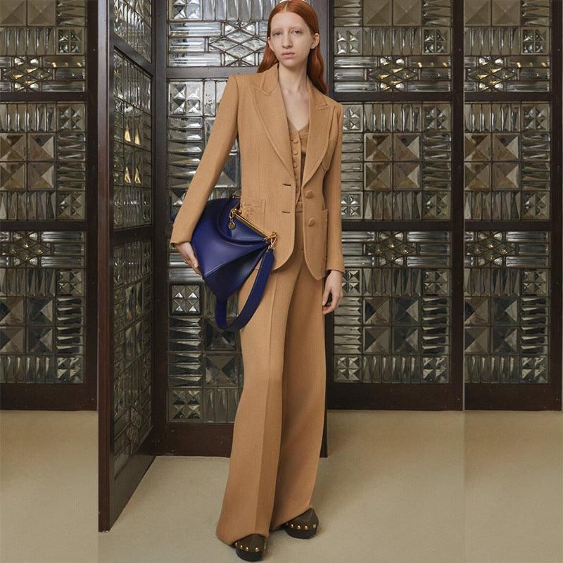 Socialite Graceful Embroidery Blazer Bootcut Pants Suit Two Piece Suit - Yara fashion  63596854 Socialite Graceful Embroidery Blazer Bootcut Pants Suit Two Piece Suit 