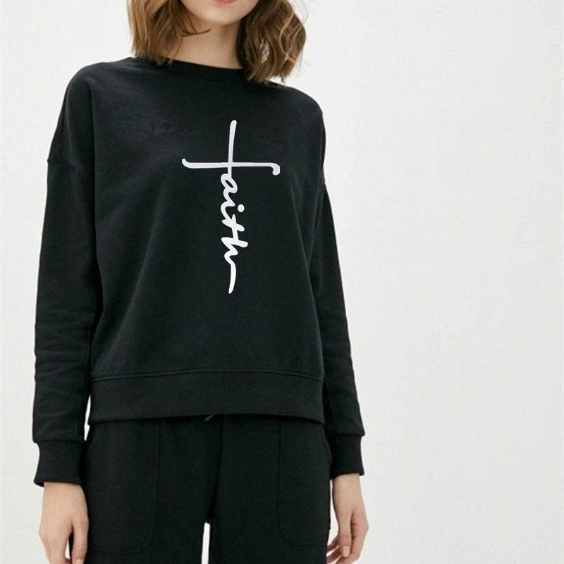 Street Autumn Winter Women Wear Sweater Letter Graphic Print Cropped Long Sleeves Round Neck Top Women - Yara fashion  63107829 Street Autumn Winter Women Wear Sweater Letter Graphic Print Cropped Long Sleeves Round Neck Top Women 