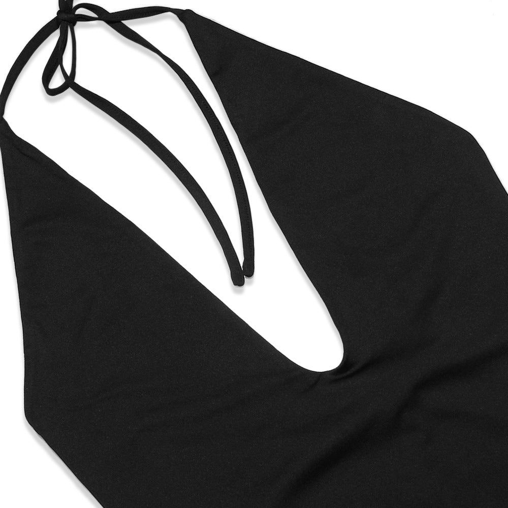 Women Clothing Dress Sexy Halter Hollow Out Cutout Backless Hip Sexy Dress Sweet Spicy - Yara fashion  34375649 Women Clothing Dress Sexy Halter Hollow Out Cutout Backless Hip Sexy Dress Sweet Spicy 