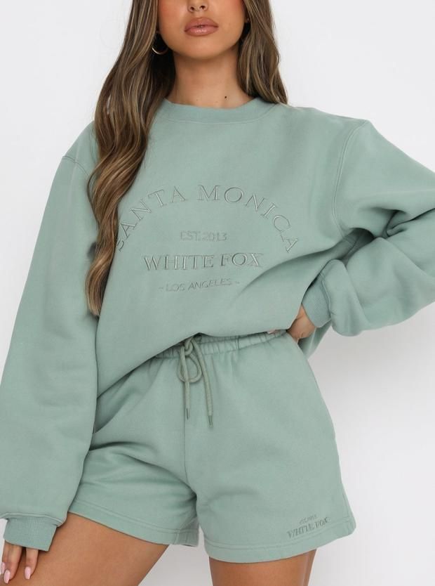 Women Sweater Letter Graphic Embroidery Loose Casual Long Sleeves Fleece Pullover - Yara fashion  44174953 Women Sweater Letter Graphic Embroidery Loose Casual Long Sleeves Fleece Pullover 